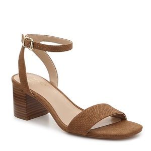 Snake Print Faux Leather Sandal